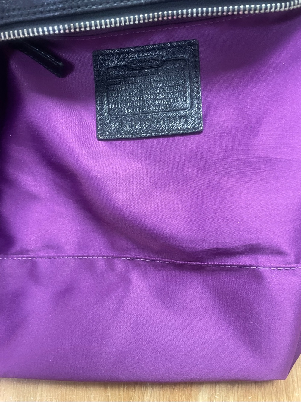 Coach Black Leather Satchel - Picture 7 of 13